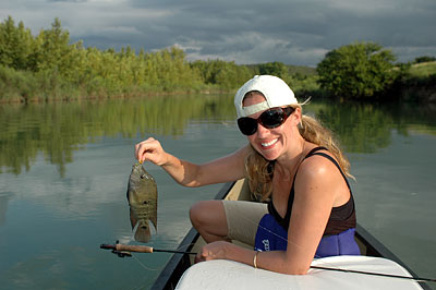 Celine with Rio Grande Perch