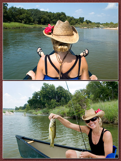 Celine on the Llano River