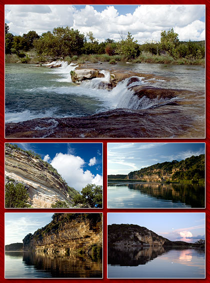 cliffs on a private creek